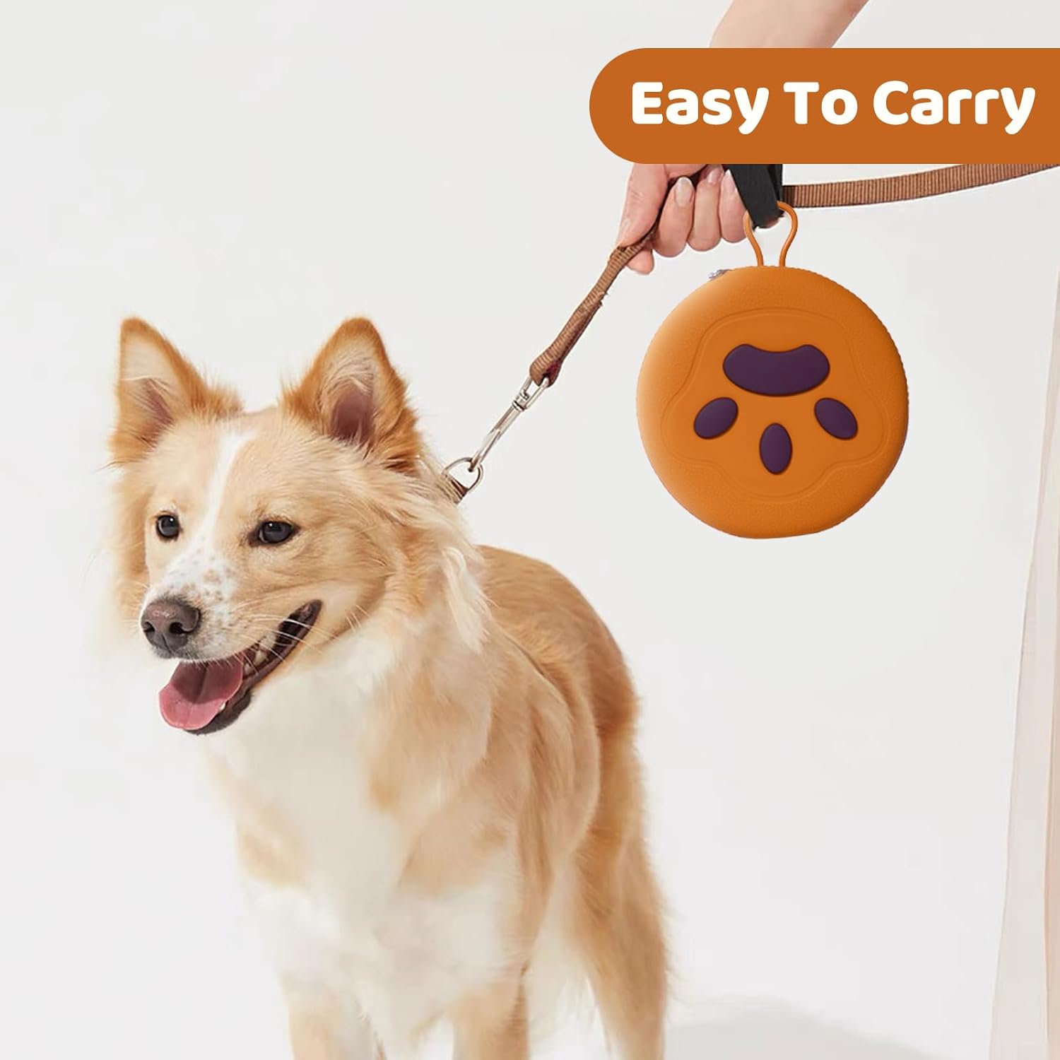 Collapsible 2-in-1 Travel Dog Bowls with Zipper Case - Portable Non-Skid Silicone Feeders for Outdoor Adventures & Pet Lovers