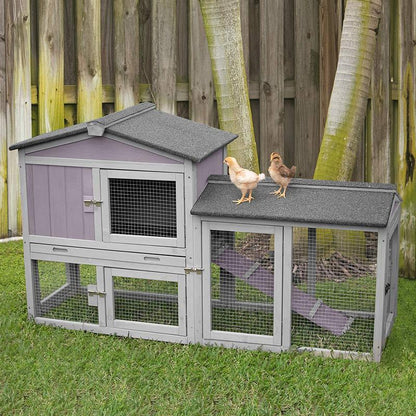 Aivituvin-Air02 Wooden Chicken Coop for 1-2 Chicks