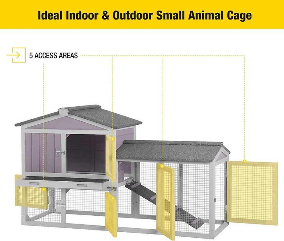 Aivituvin-Air02 Wooden Chicken Coop for 1-2 Chicks