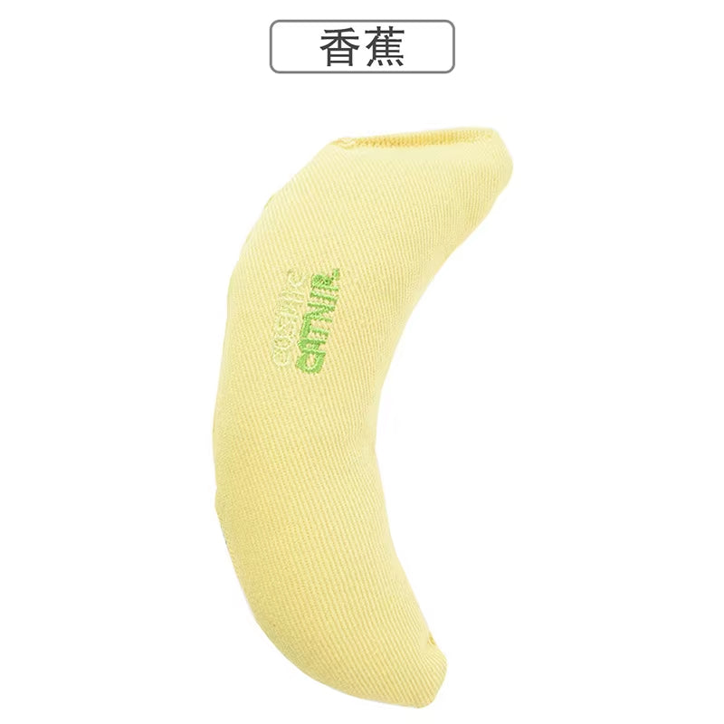 Cat Worry-Free Toys Cat Mint Toy Banana Shape Canvas Material Interactive Toys