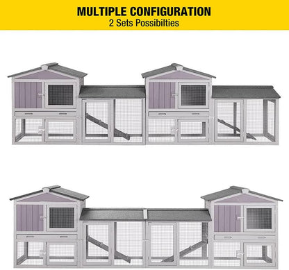 Aivituvin-Air02 Wooden Chicken Coop for 1-2 Chicks