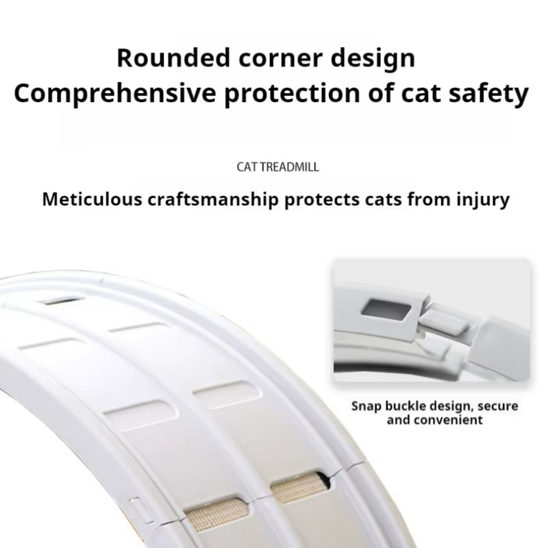 Pet Treadmill Fitness Exercise Silent Cat Climbing Frame Cat Toy Running Wheel