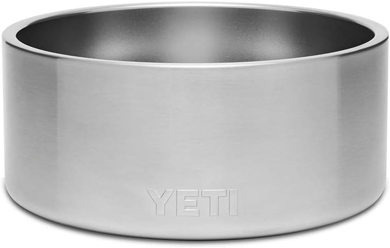 Boomer 8, Stainless Steel, Non-Slip Dog Bowl, Holds 64 Ounces